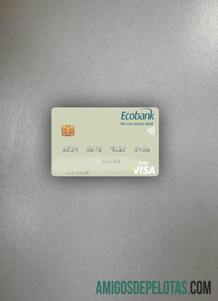 Senegal Ecobank Senegal Visa Cartão de Débito Photolook Front baixar para verificação